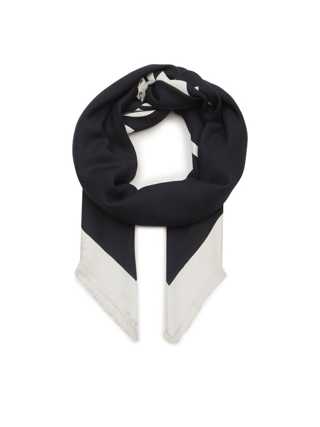 Calvin Klein Chusta Calvin Klein Contrast Logo Jacquard Scarf K60K611739 Czarny