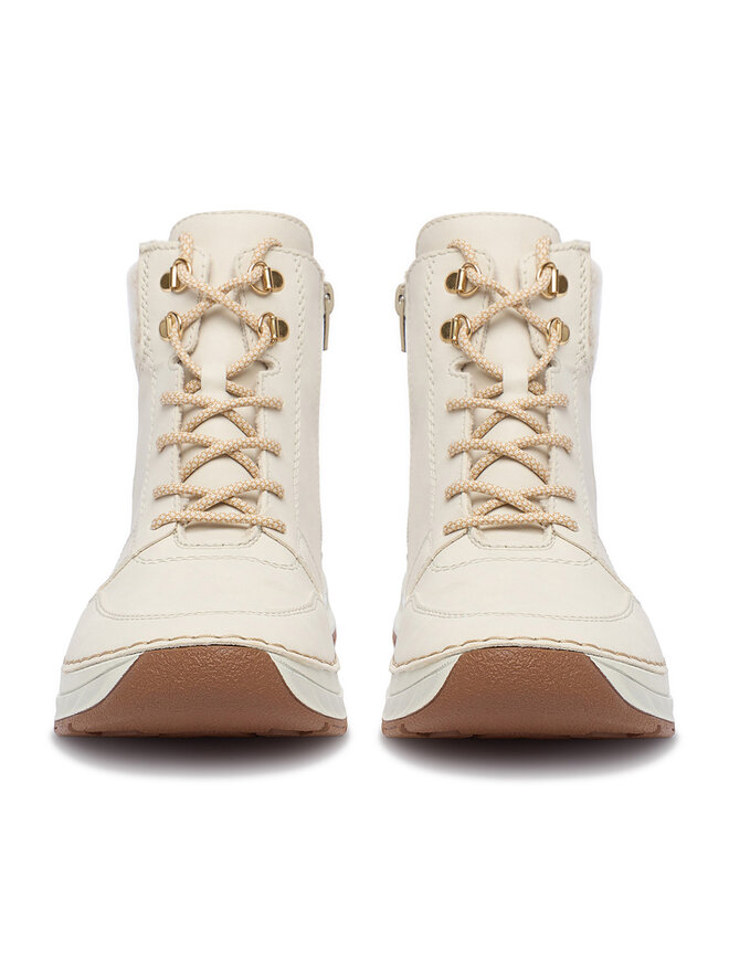 Rieker Schnürschuhe Rieker 44555-60 Écru