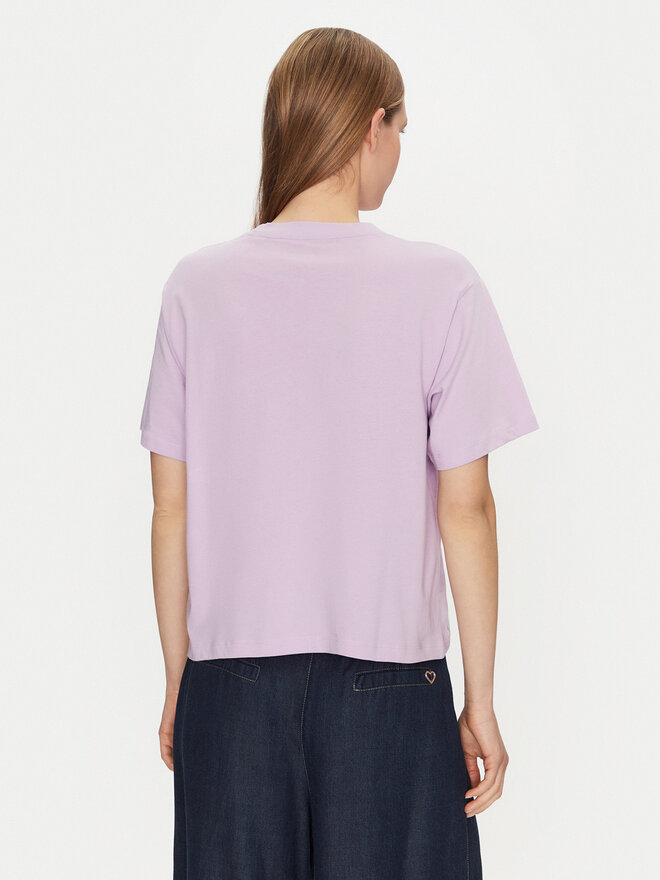 Guess Jeans Guess Jeans Marškinėliai W4YI05 K8HM0 Violetinė Regular Fit