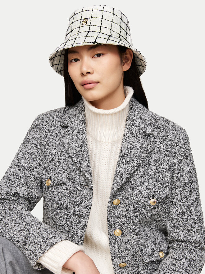 Tommy Hilfiger Kapelusz Tommy Hilfiger AW0AW16618 Écru