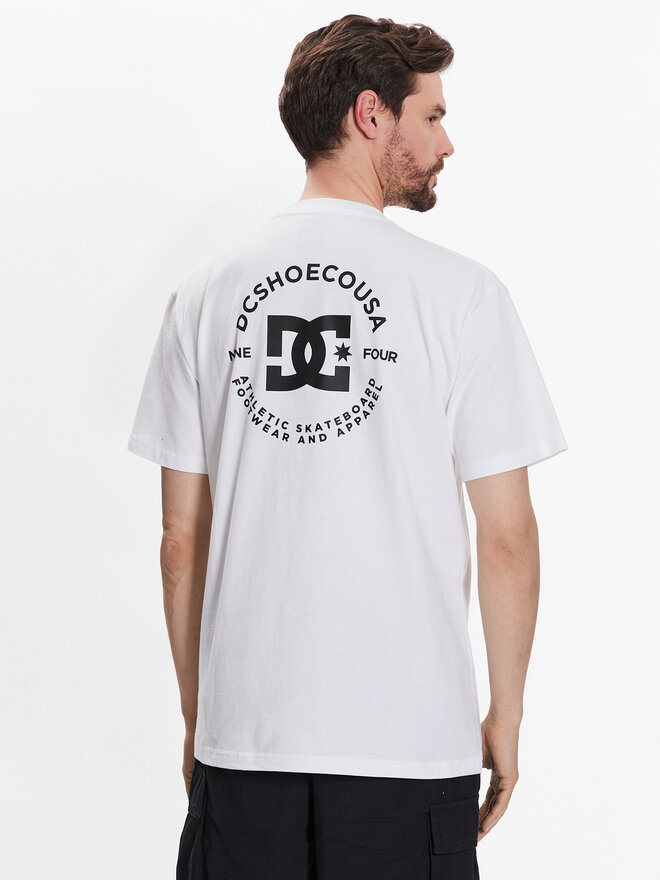 DC DC Marškinėliai Star Pilot ADYZT04991 Balta Relaxed Fit