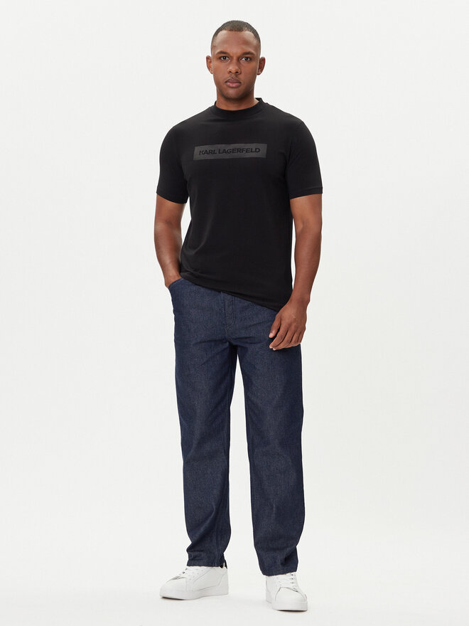 KARL LAGERFELD KARL LAGERFELD Camiseta 755035 554221 Negro Regular Fit