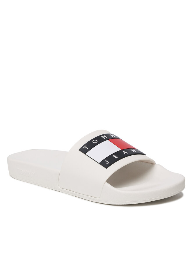 Tommy Jeans Şlapi Tommy Jeans Pool Ess EM0EM01191 Alb