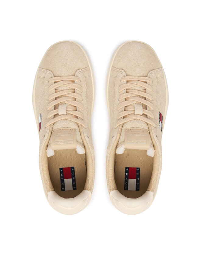 Tommy Jeans Sneakers Tommy Jeans Logo Suede Archive EN02985 Beige