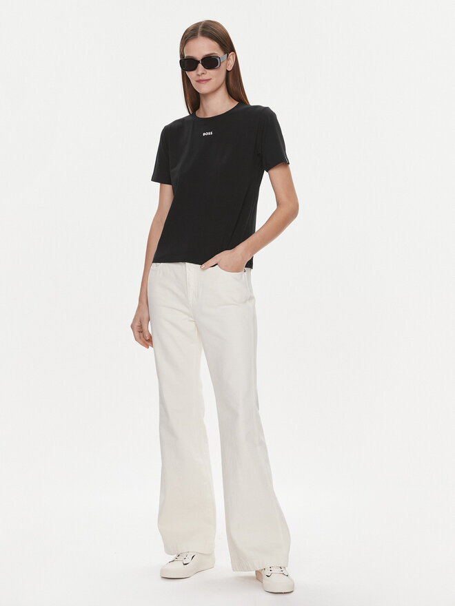 BOSS Boss Футболка 50510322 Чорний Regular Fit