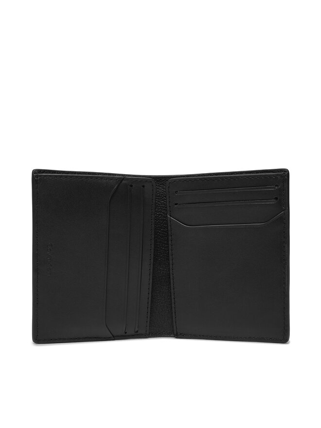 Calvin Klein Malá pánská peněženka Calvin Klein MINIMAL FOCUS BIFOLD 10CC W/BILL K50K511936 Černá