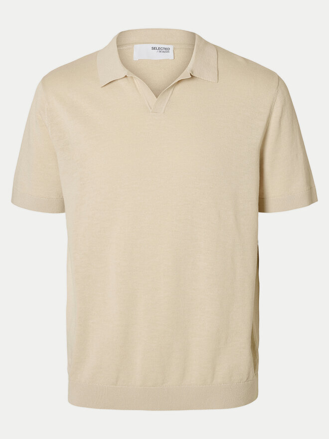 Selected Homme Selected Homme Polo majica Mattis 16096197 Bež Regular Fit