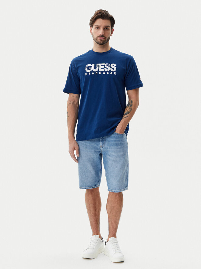 Guess Guess Camiseta F5GI11 I3Z14 Azul Oversize