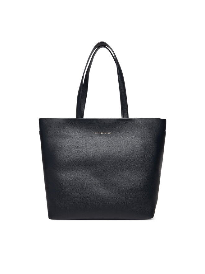 Tommy Hilfiger Táska Tommy Hilfiger Th Logotape Tote AW0AW17693 Sötétkék