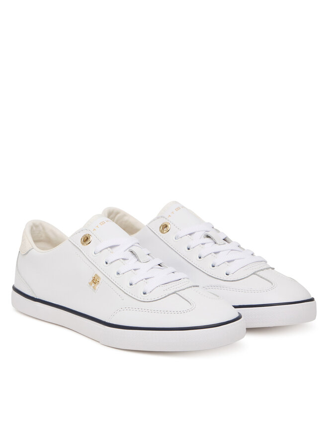 Tommy Hilfiger Sneakers Tommy Hilfiger Th Chic Low Profile Vulc FW0FW09104 Weiß