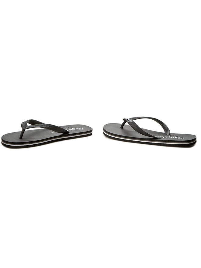 Pepe Jeans Japonke Pepe Jeans Swimming 2.0 PMS70035 Črna