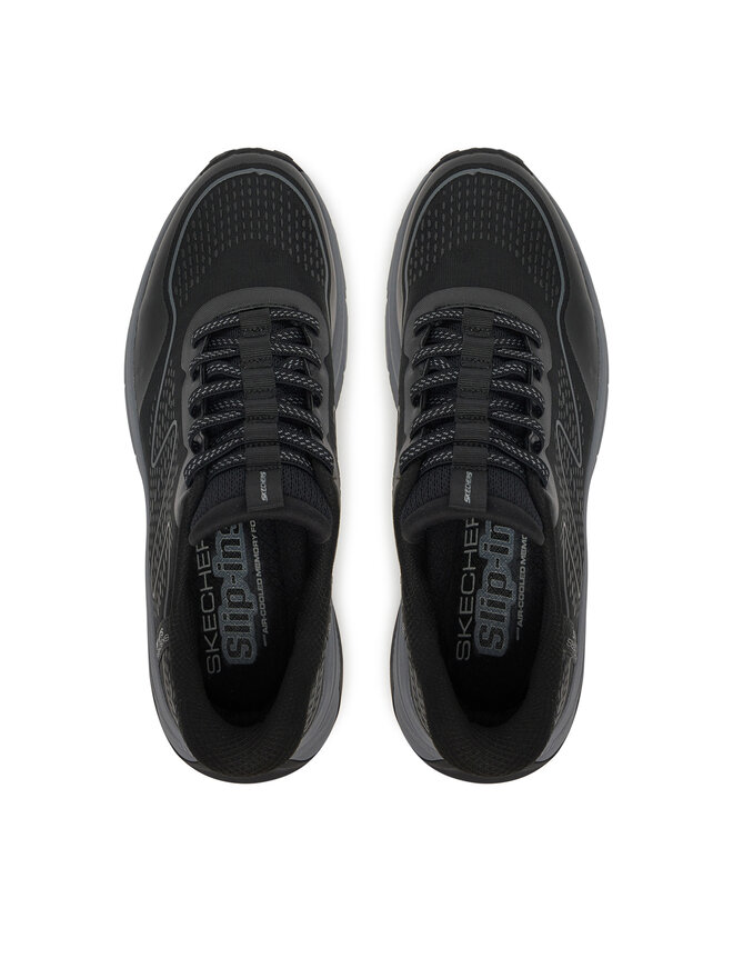 Skechers Bakancs Skechers Switch Back-Mist 237685/BKMT Fekete