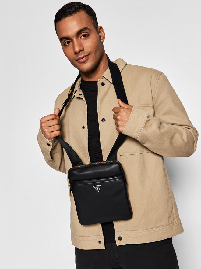 Guess Плоска сумка Guess Scala Smart Crossbody Flap HMESCA P2223 Чорний