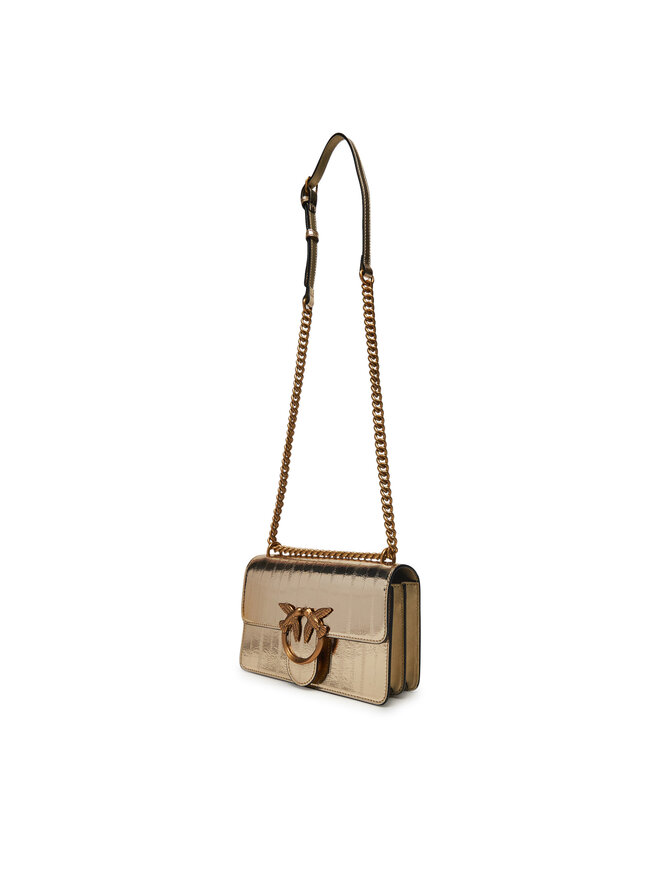 PINKO Handtasche PINKO Love One Mini Dc PE 25 PLTT 100074 A26X Goldfarben