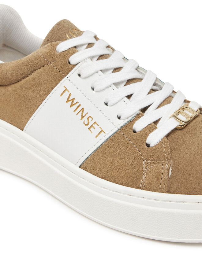 TWINSET Sneakersy TWINSET 251GCJ01C Brązowy
