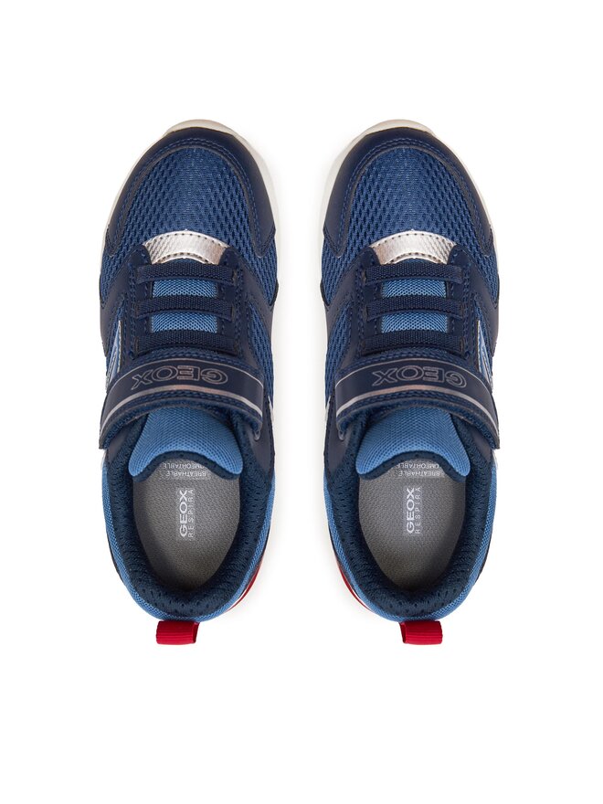 Geox Sneakersy Geox J Ciberdron Boy J45LBC 01454 C0735 D Tmavomodrá