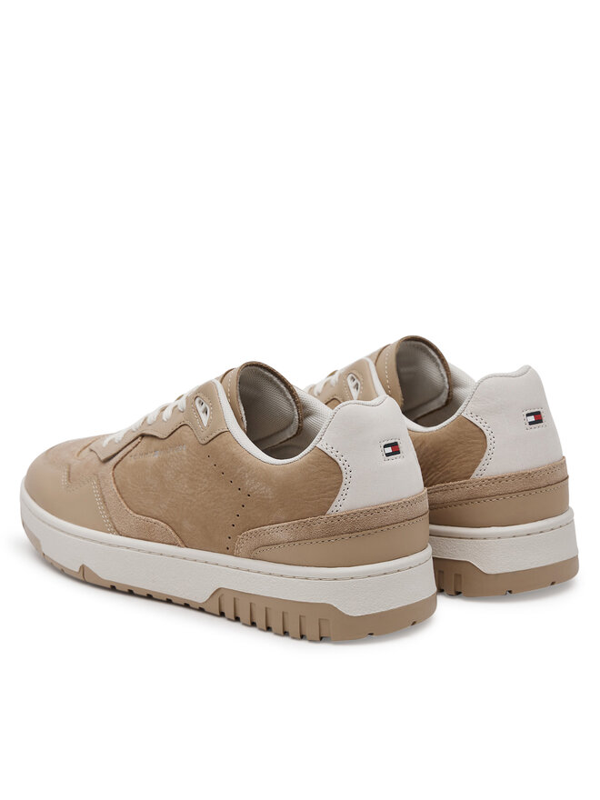 Tommy Hilfiger Sportcipők Tommy Hilfiger Th Basket Better Premium Mix FM0FM05417 Bézs