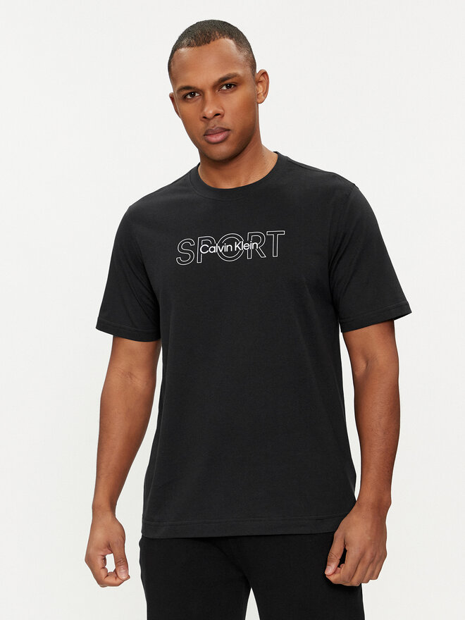 Calvin Klein Performance Calvin Klein Performance T-Shirt Graphic 00GMS4K169 Μαύρο Regular Fit
