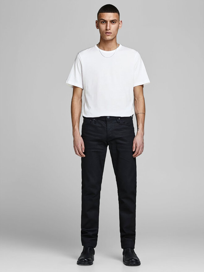 Jack&Jones Jack&Jones 2 marškinėlių komplektas Basic Crew Neck 12133913 Balta Regular Fit