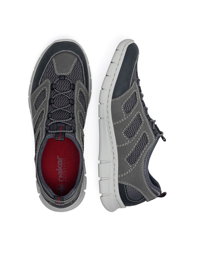 Rieker Pantofi Rieker B7762-45 Gri