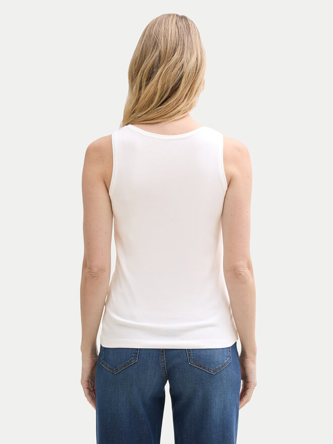 Tom Tailor Tom Tailor Top 1045540 Weiß Regular Fit