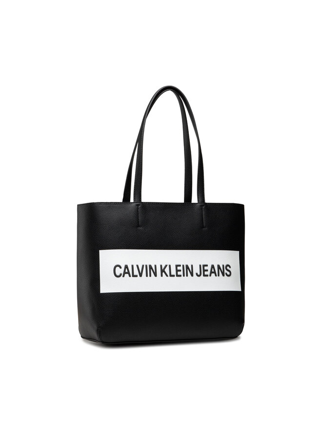 Calvin Klein Jeans Handtasche Calvin Klein Jeans Shopper K60K608563 Schwarz