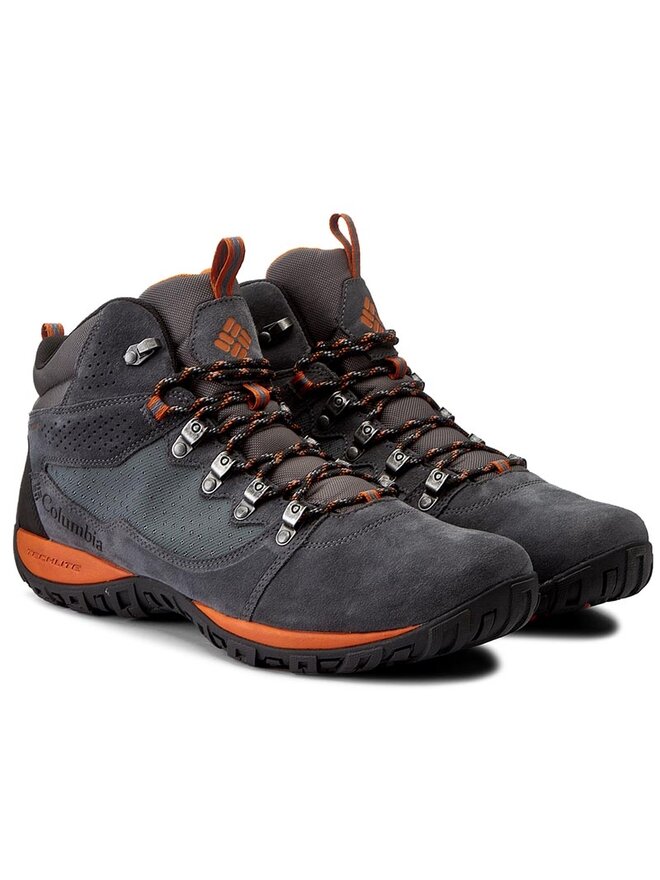 Trekkingschuhe Columbia Peakfreak Venture Mid Suede WP BM2815 Grau eschuhe