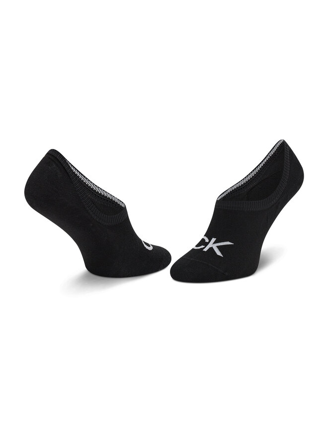 Calvin Klein Sieviešu zeķes-pēdiņas Calvin Klein 701218773 Melns