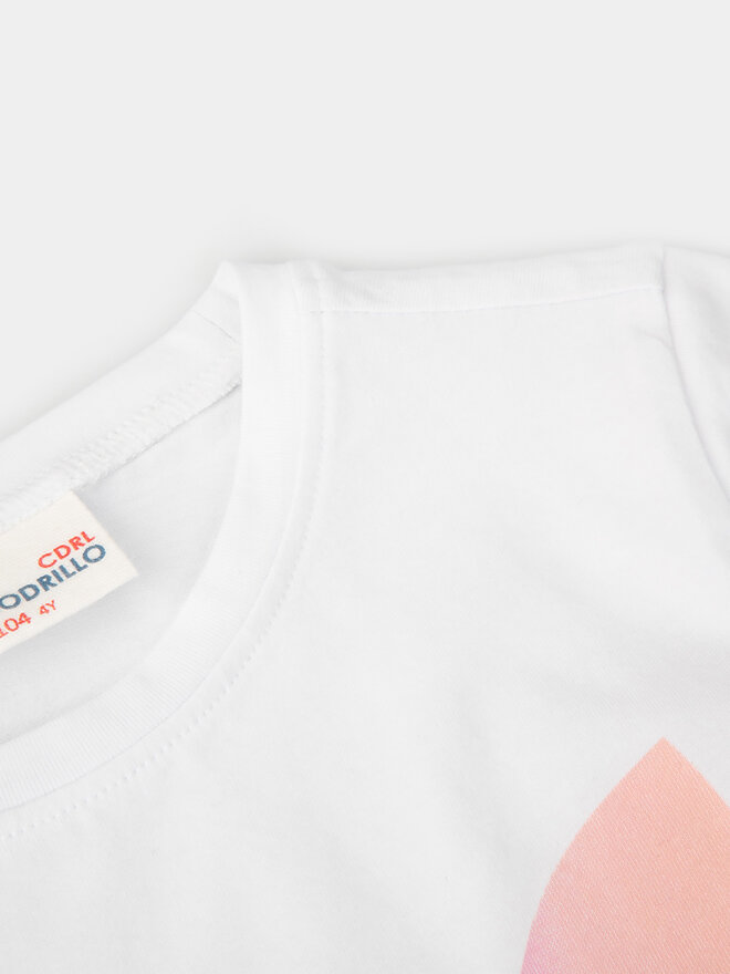 Coccodrillo Coccodrillo Camiseta WC4143204VGA Blanco Regular Fit