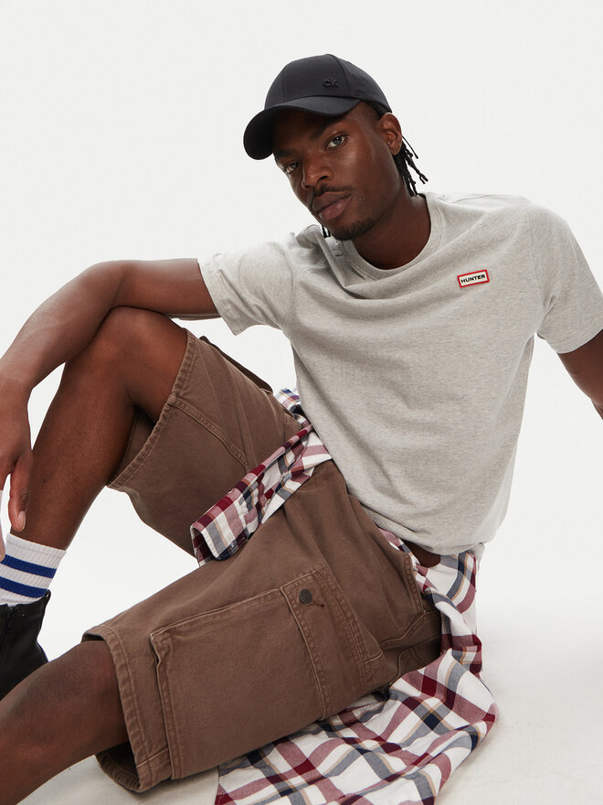 Hunter Hunter T-shirt Tavish HARM0082251 Siva Regular Fit