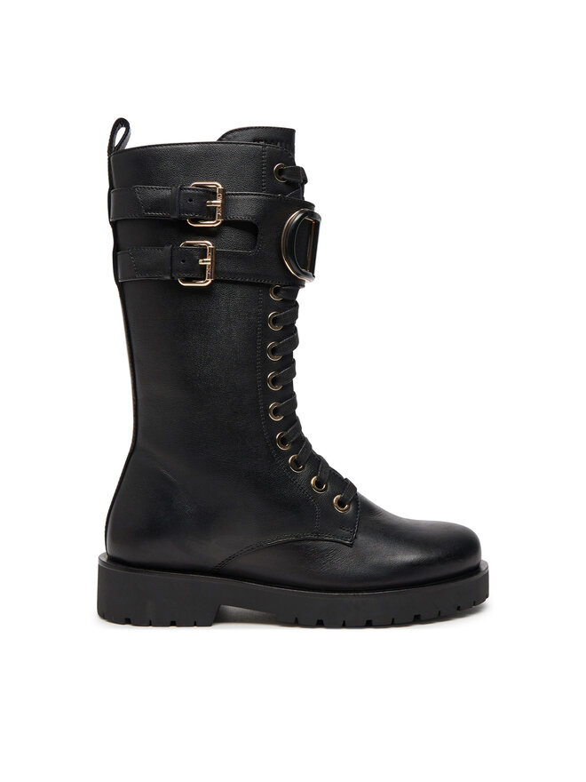 TWINSET Bakancs TWINSET 242TCP084 Fekete