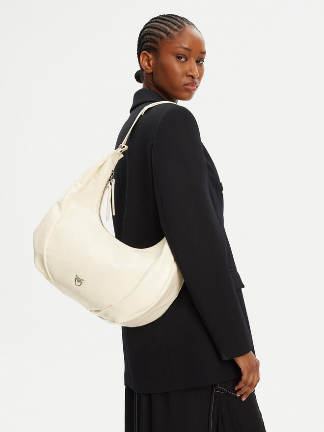 PINKO Τσάντα PINKO Slouchy Hobo Big PE 25 PLTT 104295 A26J Εκρού