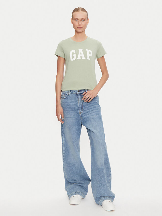 Gap Gap T-Shirt 417797-14 Πράσινο Regular Fit