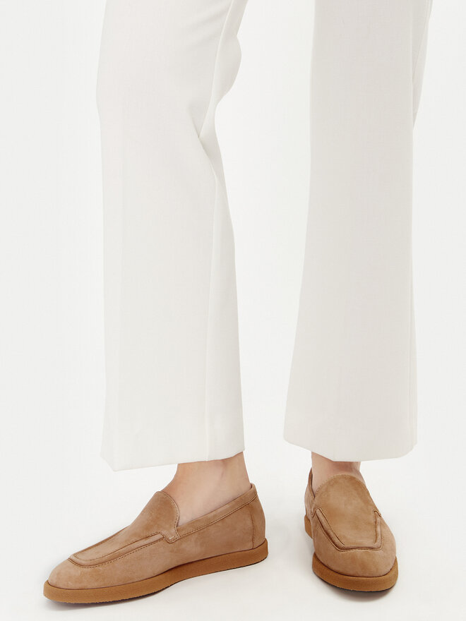 Max Mara Mokasyny Max Mara Softloafers 2424526311600 Beżowy
