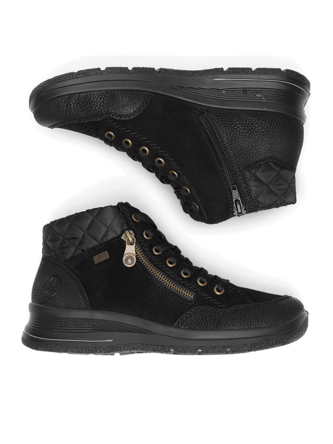 Rieker Trzewiki Rieker L7701-00 Czarny