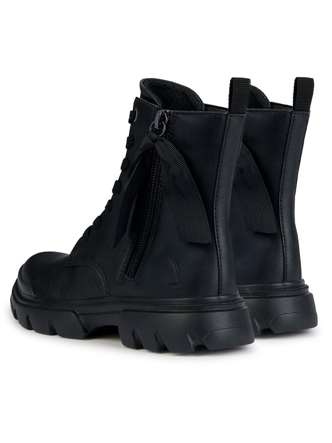 Geox Škornji Geox J Junette Girl J36HVG 000BC C9999 D Črna