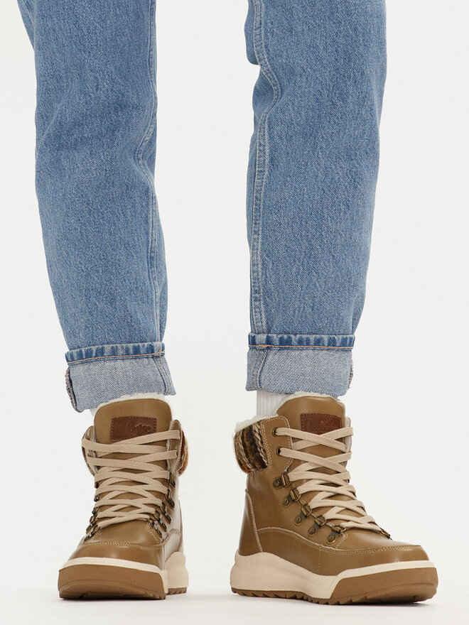 Lee Cooper Polokozačky Lee Cooper LCJ-24-01-2985LA Béžová