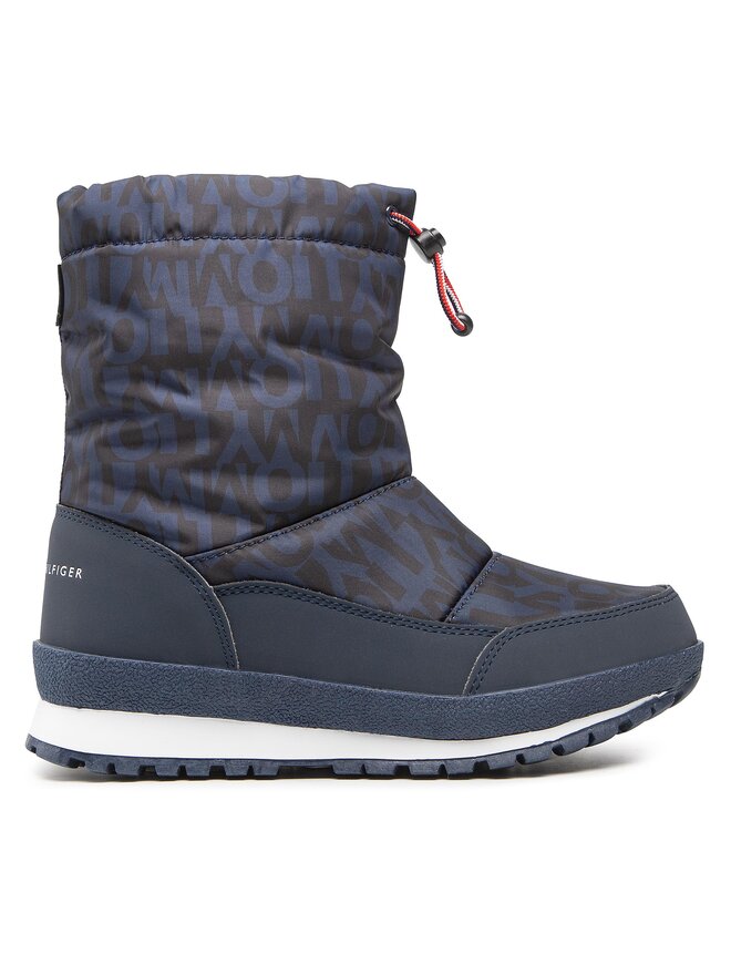 Tommy Hilfiger Апрески Tommy Hilfiger Snow Boot T3B6-32547-1486 S Тъмносин
