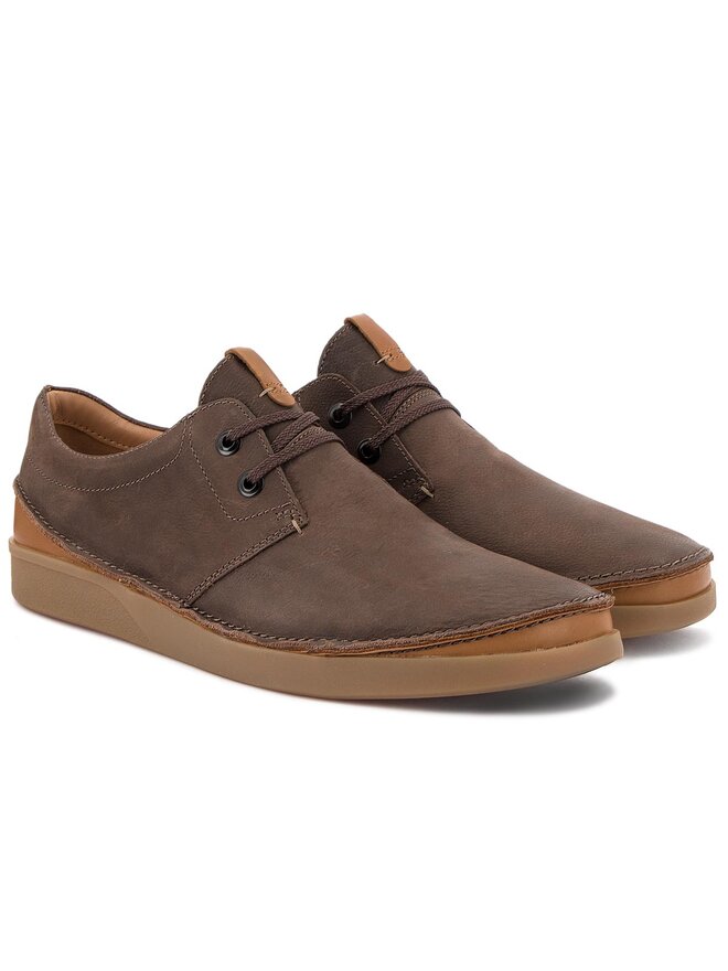 Halbschuhe Clarks Oakland Lace 261353937 Braun eschuhe