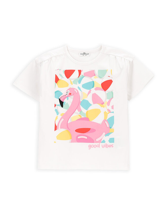 Coccodrillo Coccodrillo T-Shirt WC5143202HGK Weiß Regular Fit