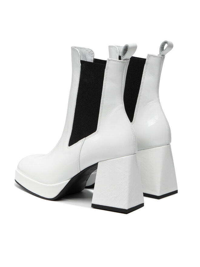 R.Polański Stiefeletten R.Polański 1353 Weiß