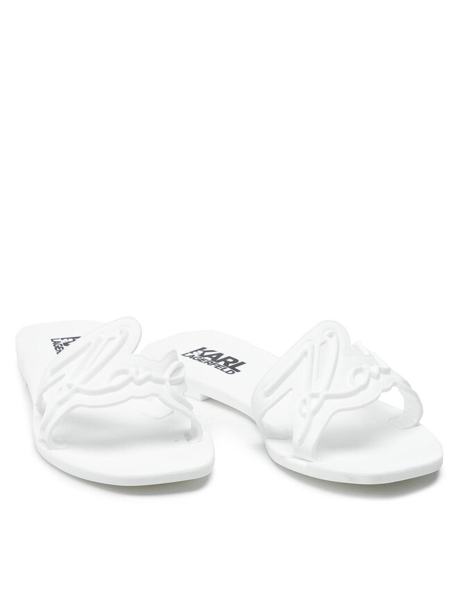 KARL LAGERFELD Natikači KARL LAGERFELD KL80008 Bela