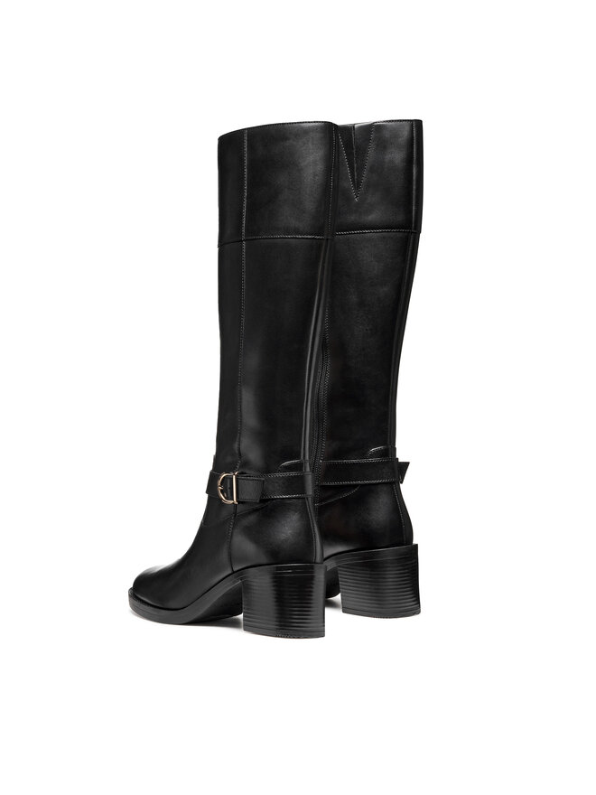 Geox Μπότες Geox D Serilda 60 D56XXB 00043 C9999 Μαύρο