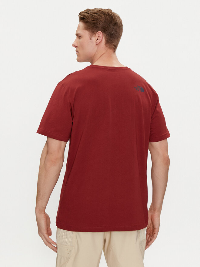 The North Face The North Face Póló Rust 2 NF0A87NW Piros Regular Fit