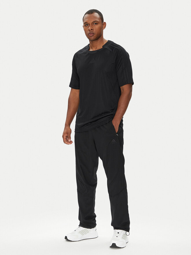 adidas adidas Marškinėliai Teamgeist adicolor JX1537 Juoda Loose Fit