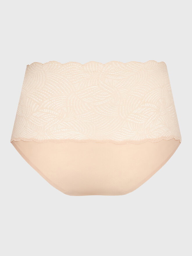 Chantelle Chantelle Klasikinės kelnaitės aukštu juosmeniu Soft Stretch C11G80 Smėlio