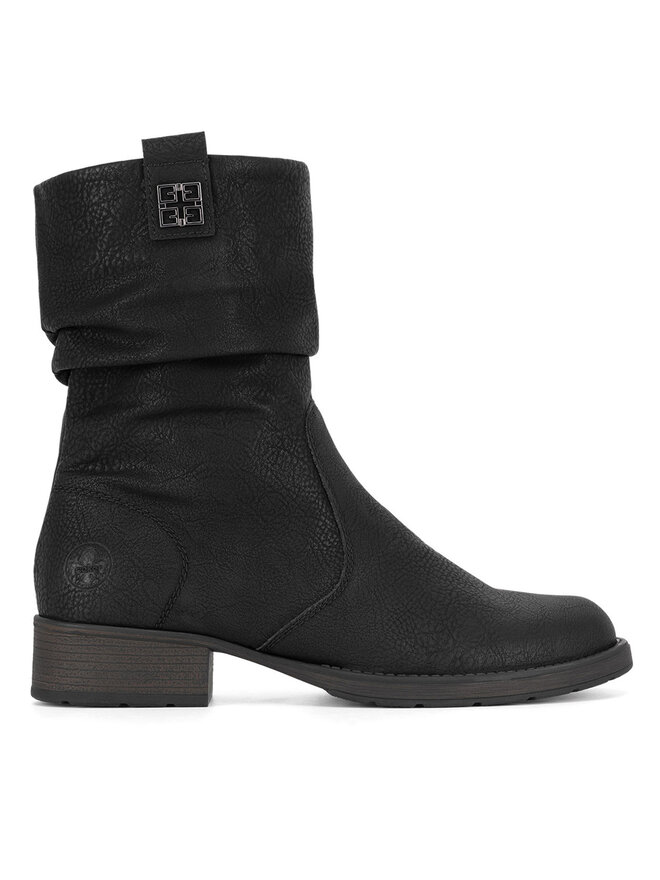 Rieker Polokozačky Rieker Z9583-00 Černá