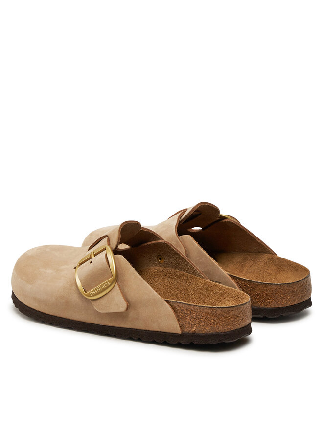 Birkenstock Klapki Birkenstock Boston Big Buckle 1028052 Beżowy