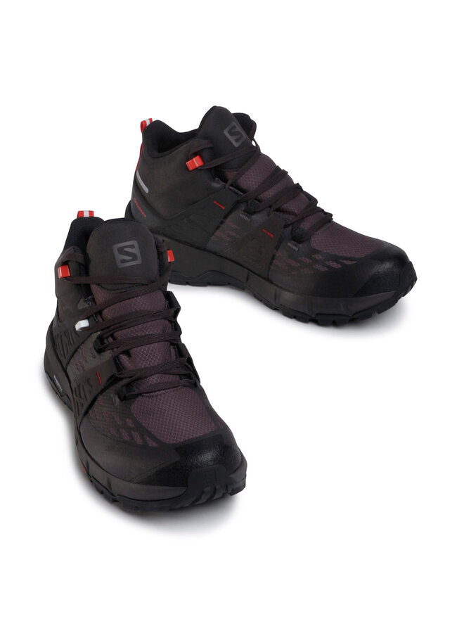 Botas de trekking Salomon Odyssey Mid Gtx GORE TEX 411445 27 V0 Negro zapatos.es