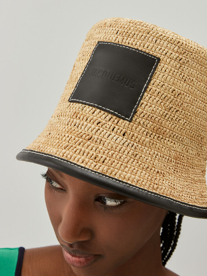 JACQUEMUS Kapelusz JACQUEMUS Cappello 245AC642 Beżowy